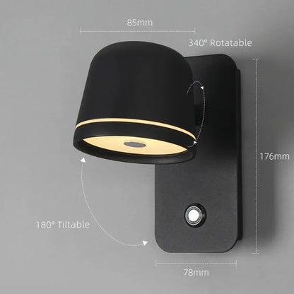 BrightEase™ ✨🔆 – Modern Touch-Control Wall Sconce with Adjustable LED Light & 3-CCT Settings
