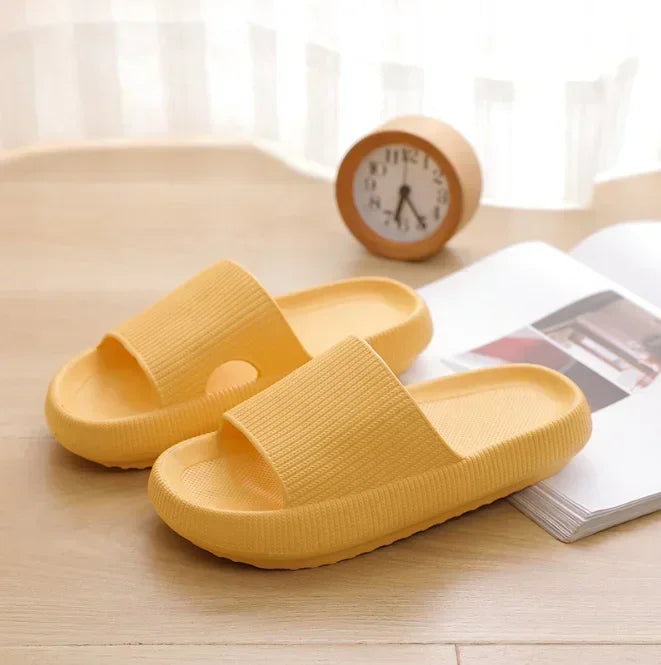 ☁️👣 CloudLift™ Comfort Slides – 4cm Thick Sole EVA Sandals for Summer Vibes