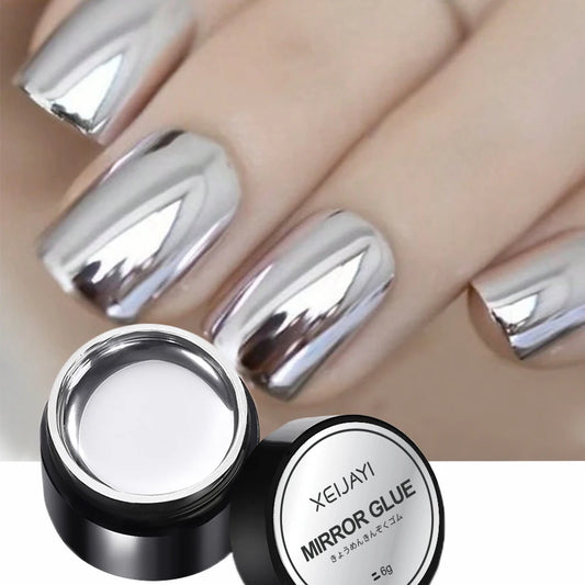 LustroNails™ 🪞🌹 – High-Shine Metallic Gel Polish for Stunning Mirror Nails