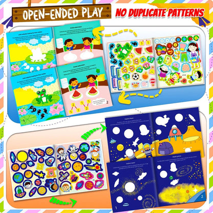 SmartStickers™ – Reusable Learning Sticker Set for Toddlers Ages 3–6