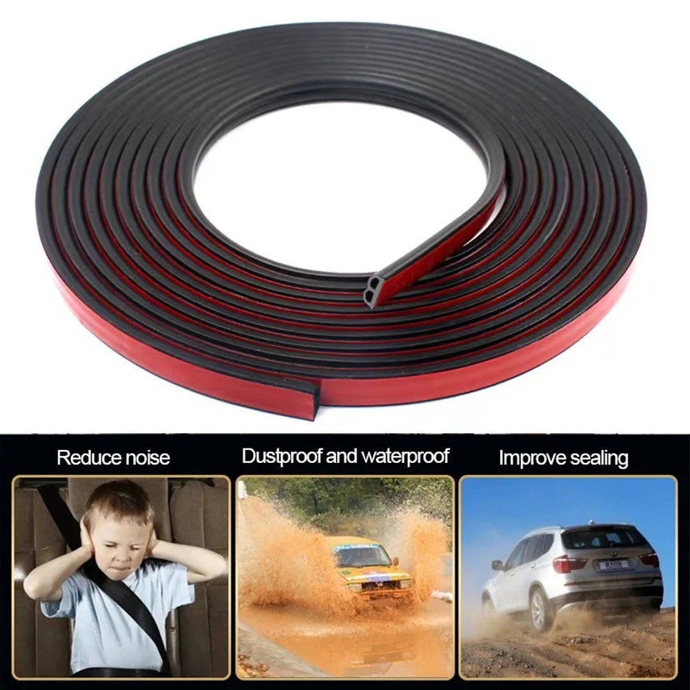 AutoEdge™ – Universal B-Shape Rubber Door Seal for Cars & SUVs