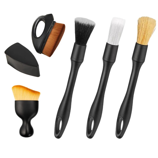 DetailMaster™ Pro Car Brush Set 🧼🚘 – 5-in-1 Auto Interior Cleaning Tools
