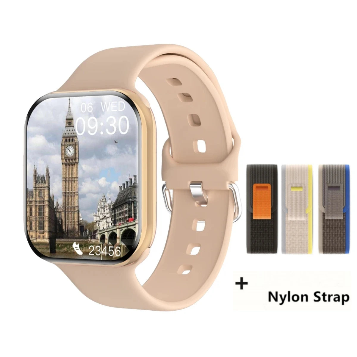 VersaTune™ – Waterproof AMOLED Smartwatch with Bluetooth Music & NFC