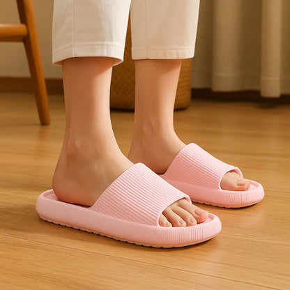 ☁️👣 CloudLift™ Comfort Slides – 4cm Thick Sole EVA Sandals for Summer Vibes