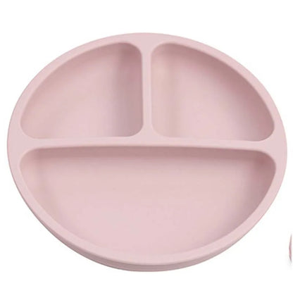HappyMealMate™ 😊🍽️ – Baby Silicone Suction Plate with Cartoon Design