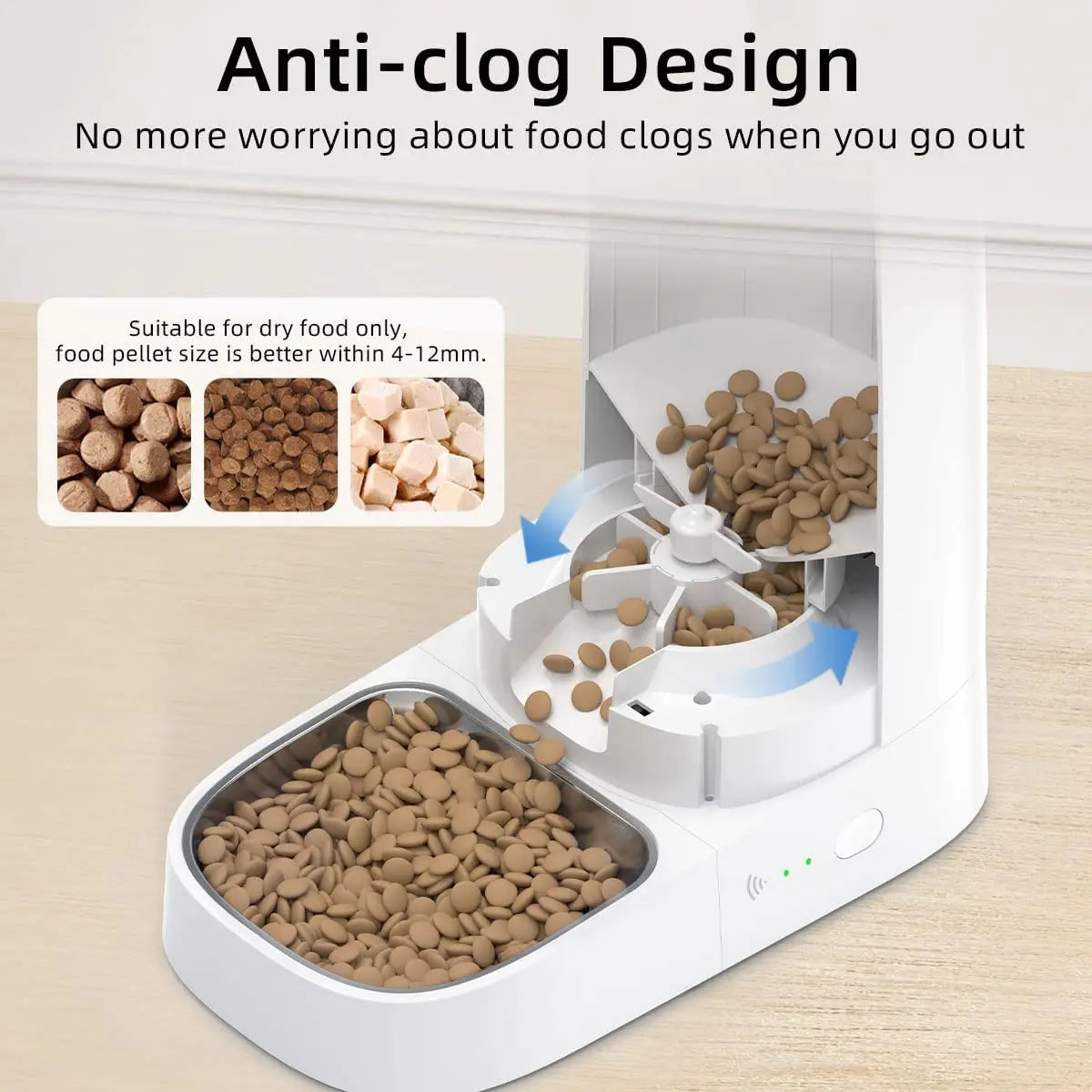 PawPortion™ – Auto Kibble Dispenser with Remote App Control