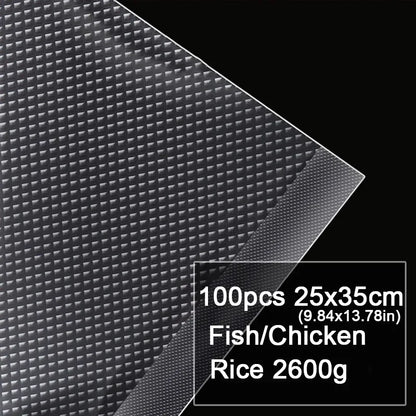 SealMate™ 100-Pack Vacuum Bags – BPA-Free Sous Vide & Food Storage