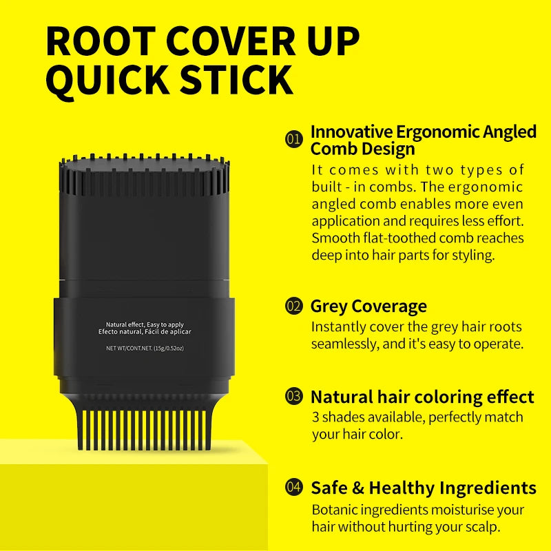 ShadeStick™ – Instant Hair Color Concealer for Gray Coverage (Waterproof)