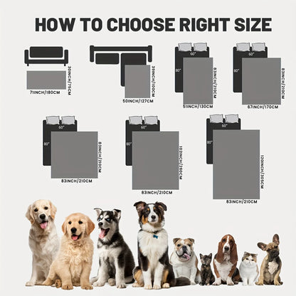 CleanPaws™ – Waterproof Dog Bed & Couch Protector Blanket