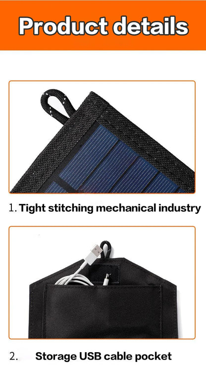 VoltVoyager™ – 800W Foldable Solar Panel Power Station with USB & DC Ports