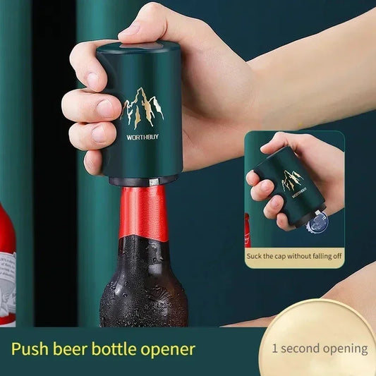 PopMag™ – Magnetic Automatic Beer Bottle Opener (Stainless Steel)