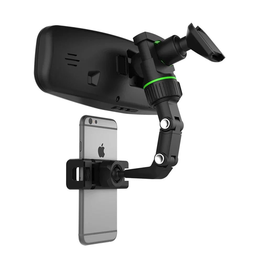 ViewGrip™ – 360° Rearview Mirror Phone Holder for All Smartphones