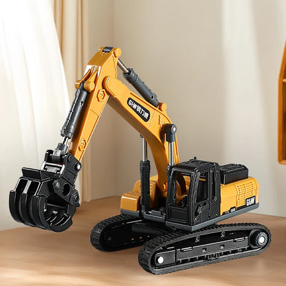 TinyConstruct™ 🏗️ – Mini Metal Construction Vehicles Toy Set