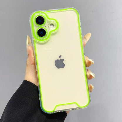 NeonNova™ – Glow-in-the-Dark Clear Case for iPhone with Camera Protection