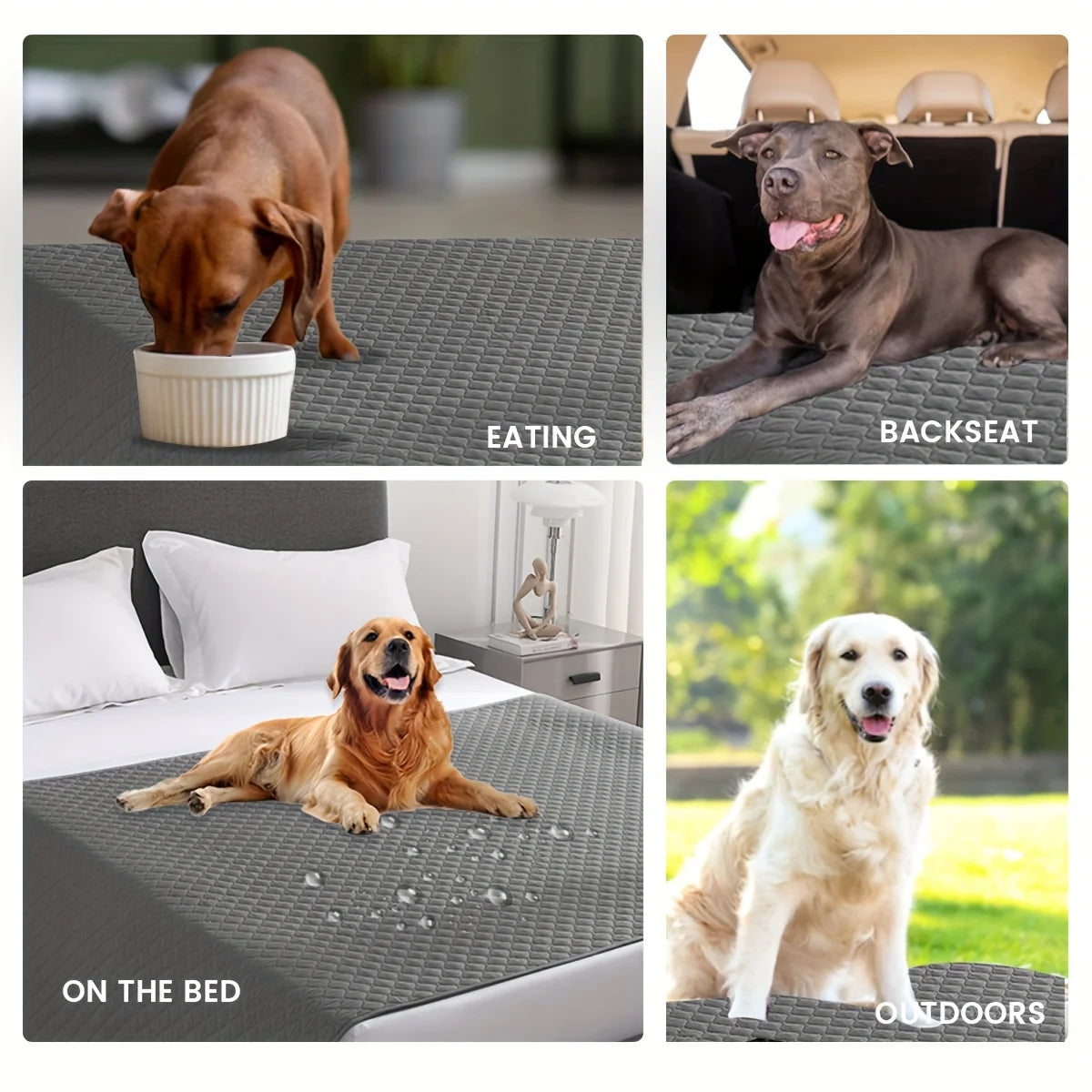 CleanPaws™ – Waterproof Dog Bed & Couch Protector Blanket