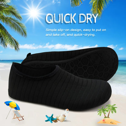WaveGrip™ 🏖️👣 – Anti-Slip Beach & Water Sports Shoes for Men & Women