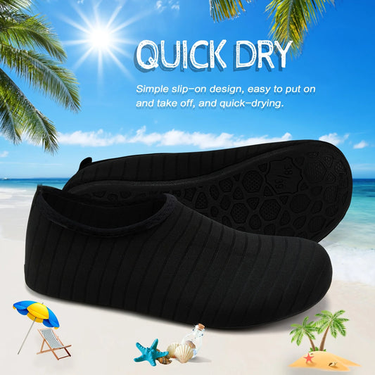 WaveGrip™ 🏖️👣 – Anti-Slip Beach & Water Sports Shoes for Men & Women