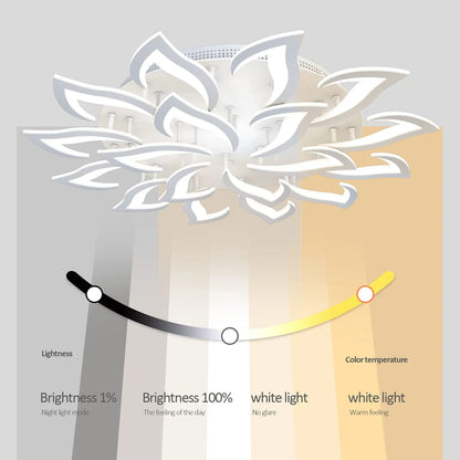 LumaGlow™ – Smart LED Ceiling Chandelier (Dimmable Pendant Light)