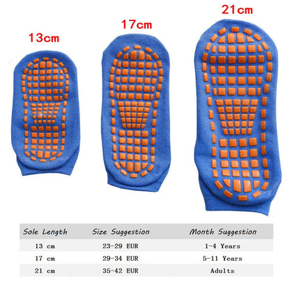 GripMates™ – Anti-Slip Trampoline Socks for Kids & Adults (10 Pairs)