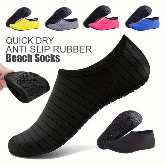WaveGrip™ 🏖️👣 – Anti-Slip Beach & Water Sports Shoes for Men & Women