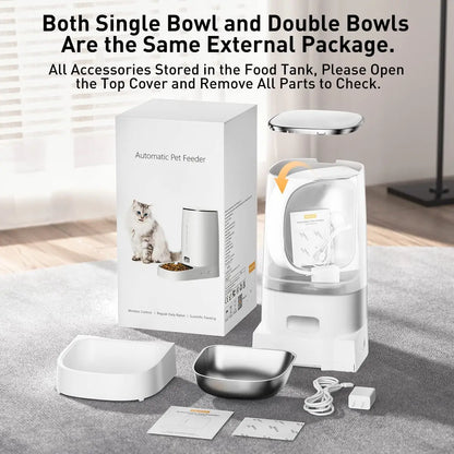 PawPortion™ – Auto Kibble Dispenser with Remote App Control
