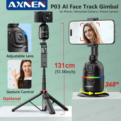 IntelliTwist™ – Auto-Rotate Face Tracking Stabilizer for Smartphones