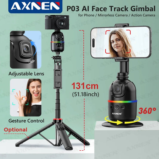 IntelliTwist™ – Auto-Rotate Face Tracking Stabilizer for Smartphones