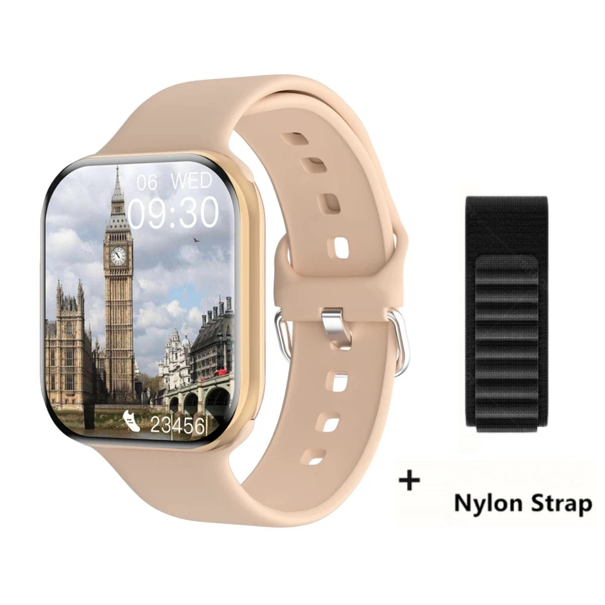VersaTune™ – Waterproof AMOLED Smartwatch with Bluetooth Music & NFC