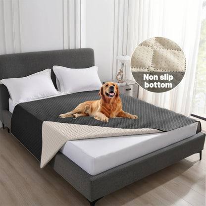 CleanPaws™ – Waterproof Dog Bed & Couch Protector Blanket