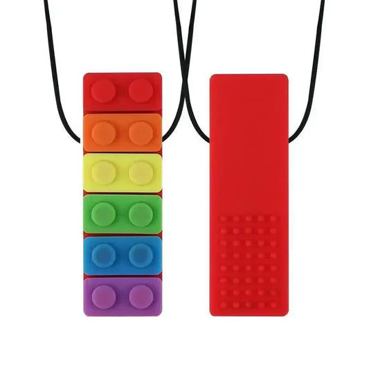 BiteEase™ 🌈🦷 – Autism-Friendly Silicone Chew Toy for Kids' Focus & Relief