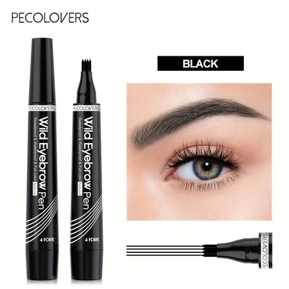 ✒️ BrowInk™ 4-Tip Tattoo Pen – Waterproof Eyebrow Definer for Natural-Looking Arches