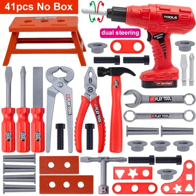 LittleFixer™ 🔧🔋 – Kids’ Electric Drill & Tool Set for Creative Play