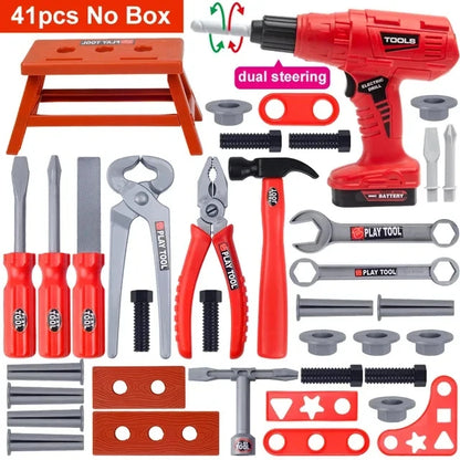 LittleFixer™ 🔧🔋 – Kids’ Electric Drill & Tool Set for Creative Play