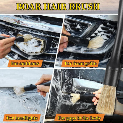 DetailMaster™ Pro Car Brush Set 🧼🚘 – 5-in-1 Auto Interior Cleaning Tools
