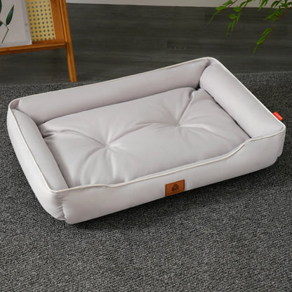 PawsShield™ – Waterproof Dog Bed for All Seasons (Anti-Bite + Thick Padding)