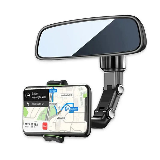 ViewGrip™ – 360° Rearview Mirror Phone Holder for All Smartphones