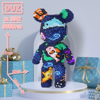 MegaBear Builder™ 🧸🔧 – Assembled Block Toy for Adults & Kids | Birthday Gift Idea