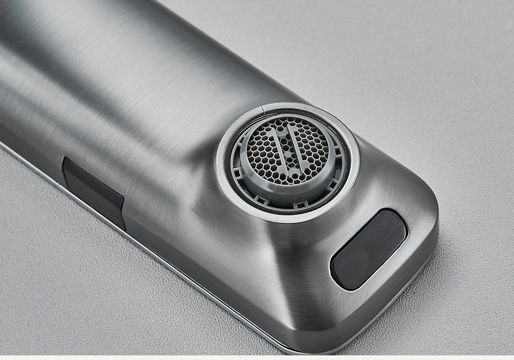 AquaSense Pro™ – Touchless Bathroom Faucet with Smart Display
