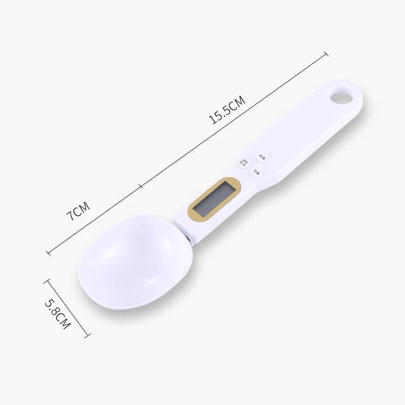 DigiScoop™ Smart Kitchen Spoon Scale – 0.1g Accuracy for Food & Baking