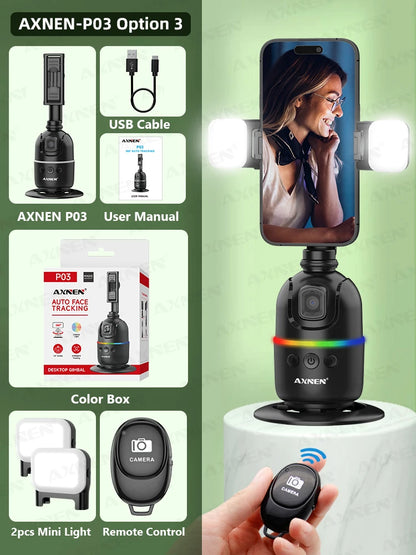 IntelliTwist™ – Auto-Rotate Face Tracking Stabilizer for Smartphones