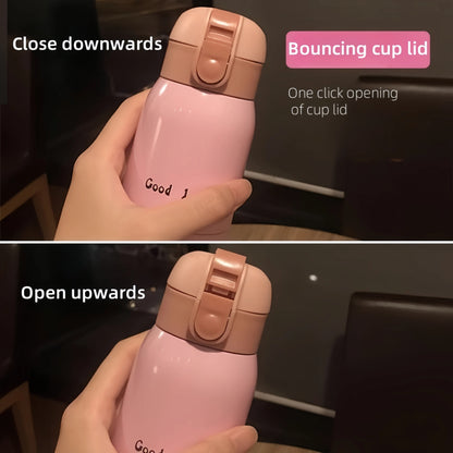 ThermiPop™ – Small Insulated Coffee Mug with One-Click Lid (200ml/350ml)
