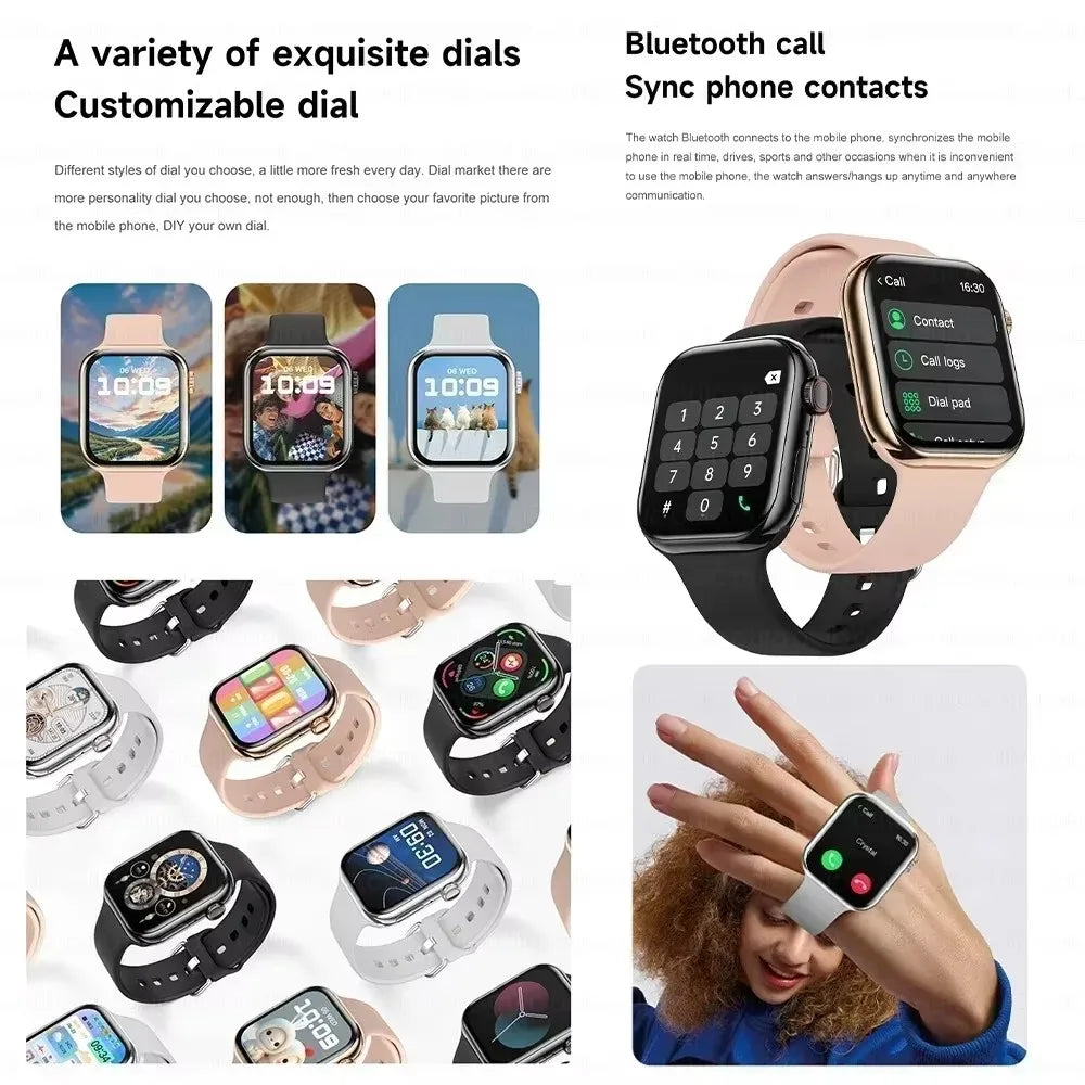 VersaTune™ – Waterproof AMOLED Smartwatch with Bluetooth Music & NFC