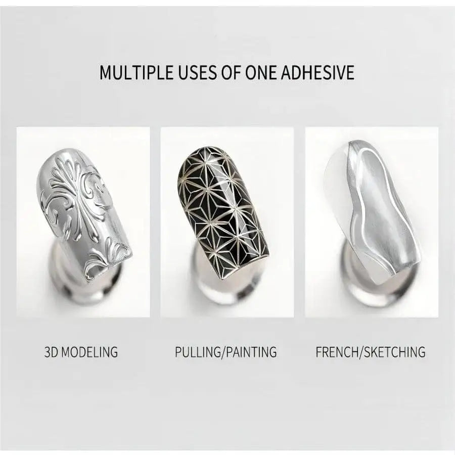 LustroNails™ 🪞🌹 – High-Shine Metallic Gel Polish for Stunning Mirror Nails