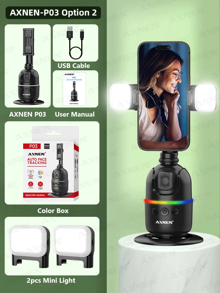 IntelliTwist™ – Auto-Rotate Face Tracking Stabilizer for Smartphones