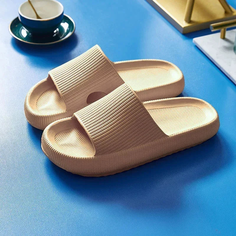 ☁️👣 CloudLift™ Comfort Slides – 4cm Thick Sole EVA Sandals for Summer Vibes