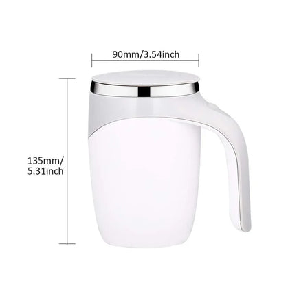 StirNova™ Magnetic Automatic Coffee Mug – Portable Self-Stirring Cup