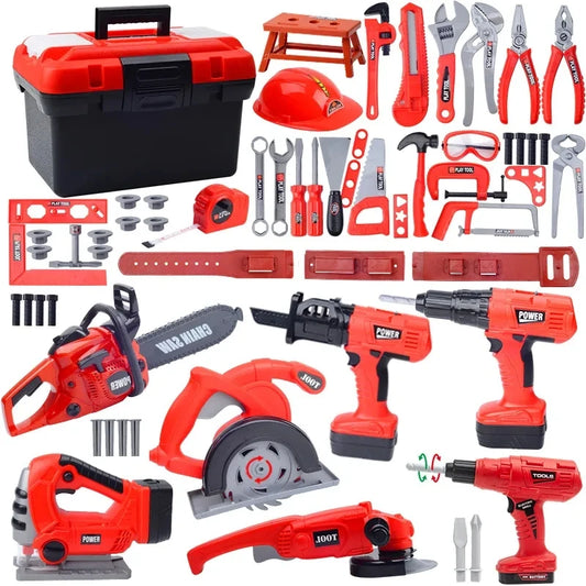 LittleFixer™ 🔧🔋 – Kids’ Electric Drill & Tool Set for Creative Play