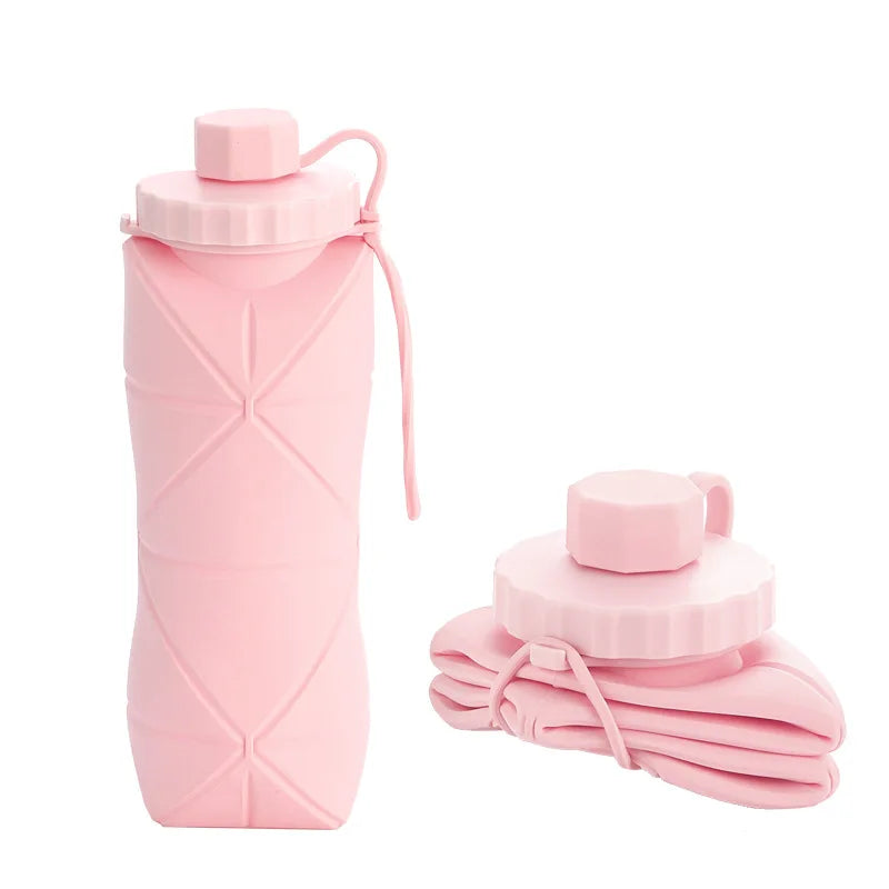 PocketHydrate™ 🏕️🫙 – Portable Silicone Water Bottle for Active Lifestyles