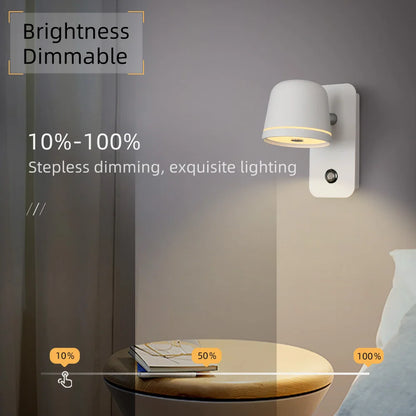 BrightEase™ ✨🔆 – Modern Touch-Control Wall Sconce with Adjustable LED Light & 3-CCT Settings