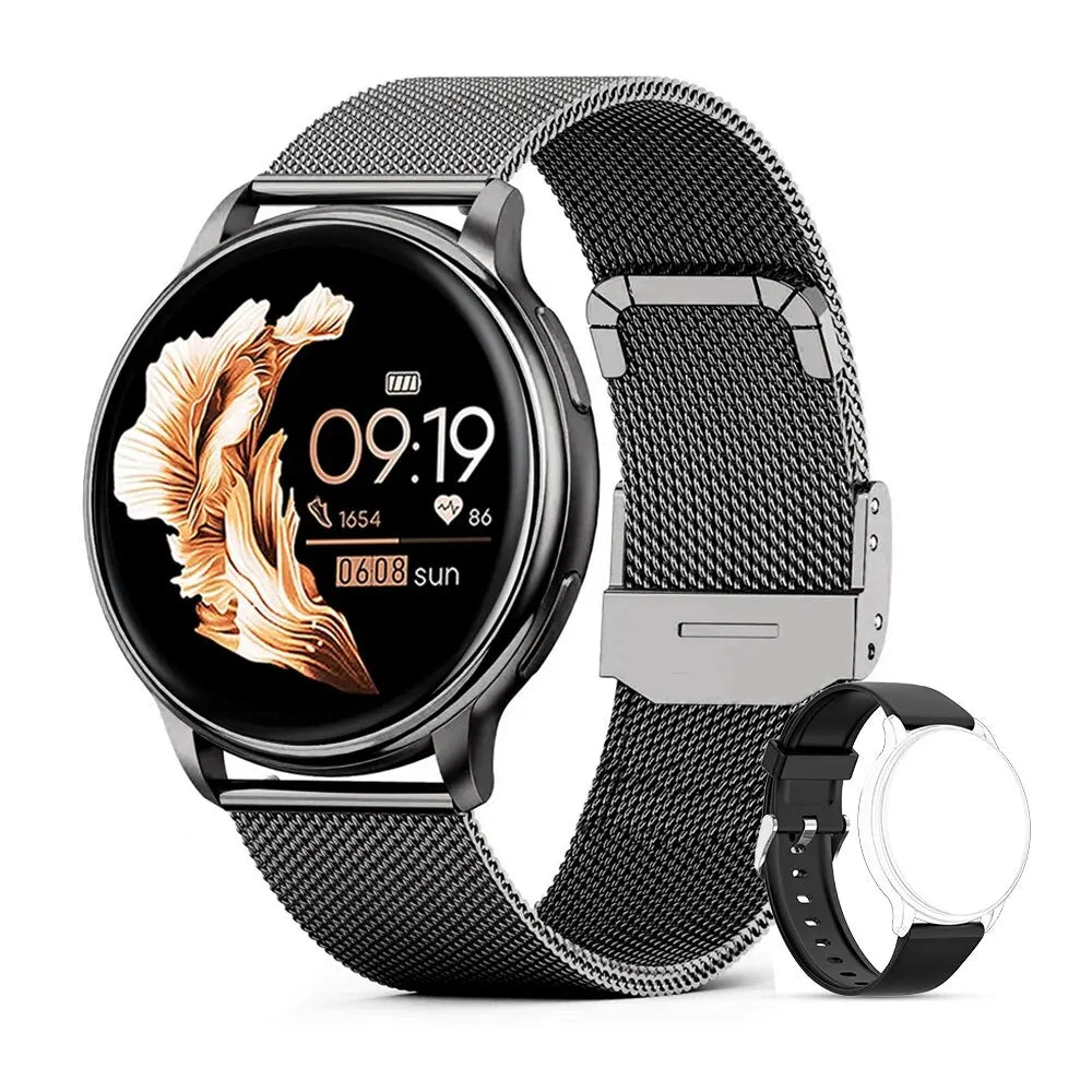 VersaCall™ – Unisex Smartwatch with Custom Dial & Health Monitor